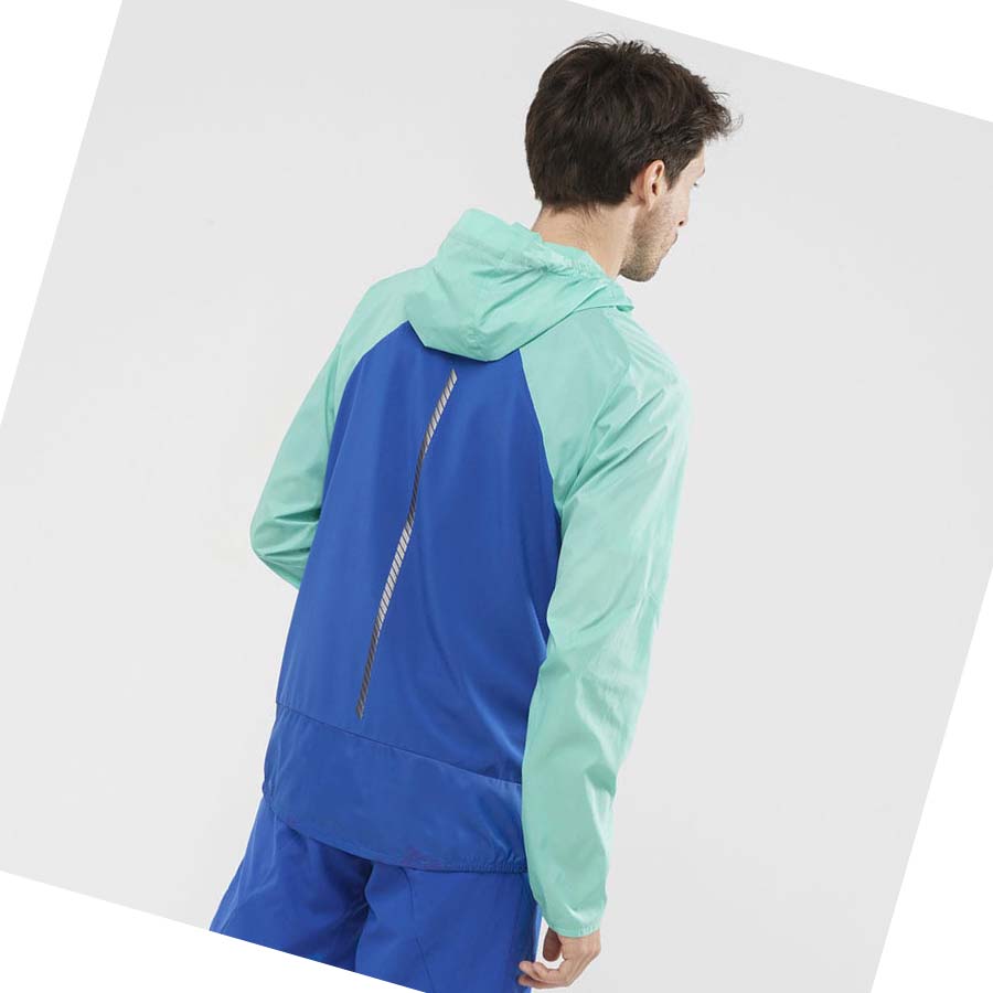 Salomon BONATTI CROSS WIND WINDBREAKERS Kabát Férfi Menta | HU 2363CTV